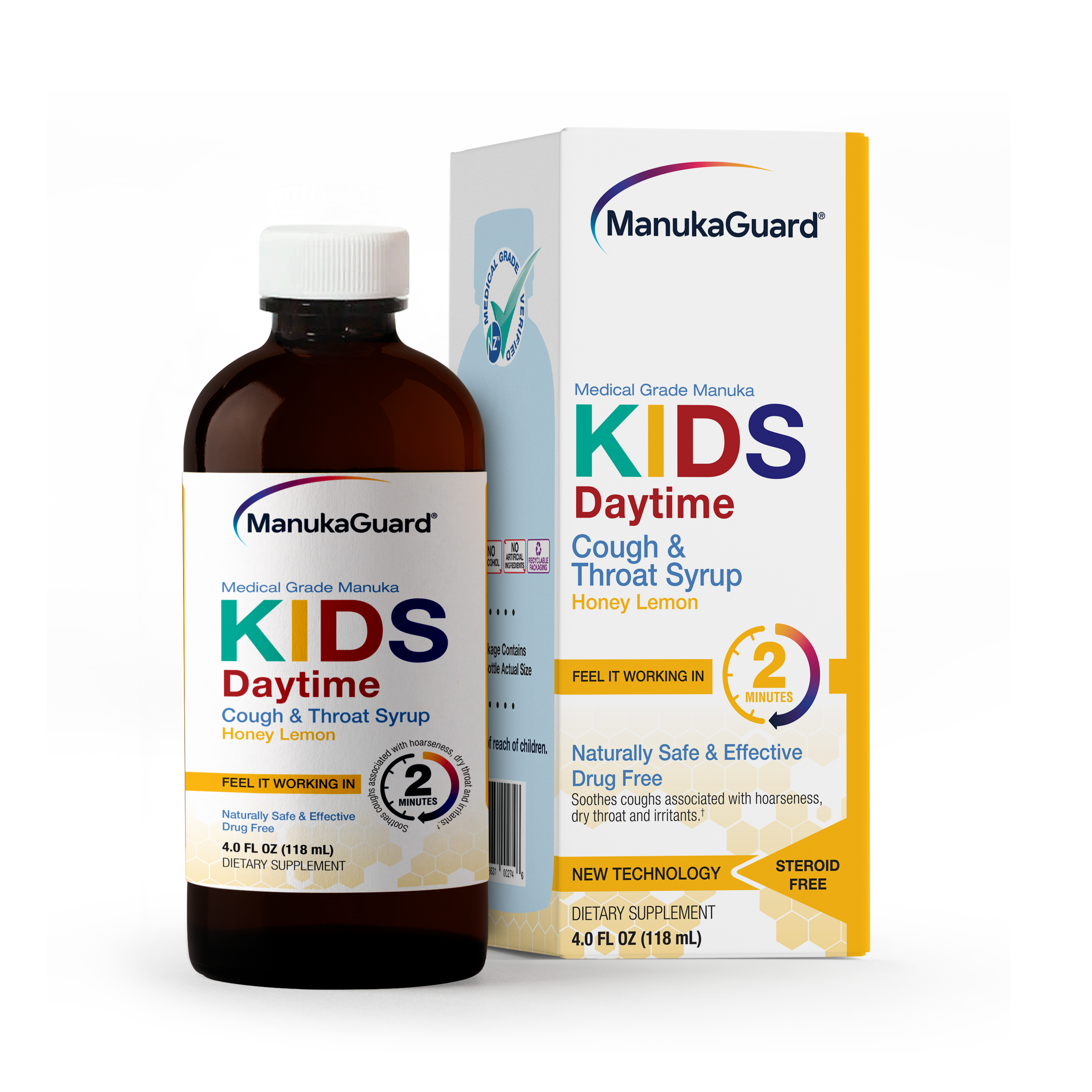 Kids Daytime Cough & Throat Syrup